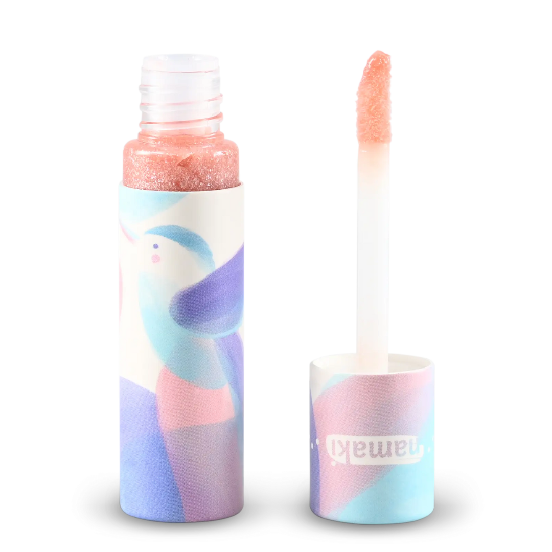 Namaki csillogó gyerek szájfény applikátorral, kupakba épített ecsettel
