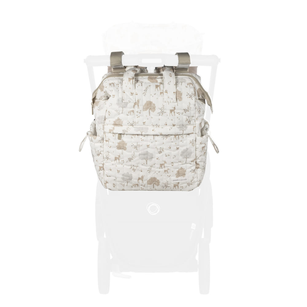 Őzike mintás pelenkázó hátizsák a Nara kollekcióból (Pasito a Pasito)