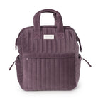 Pelenkázó hátizsák - Cherry (Bársony)