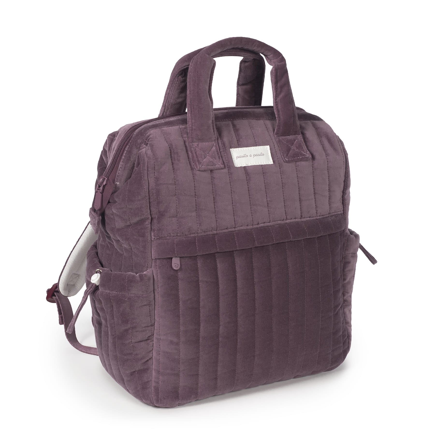 Pelenkázó hátizsák pamut bársony anyagból - Pasito a Pasito