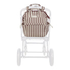 Pasito a Pasito babakocsira rögzíthető pelenkázó hátizsák csíkos mintával 