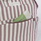 Cipzáras elülső zseb a csíkos pelenkázó hátizsákon - Pasito a Pasito