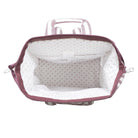 Pelenkázó hátizsák könnyen pakolható belső és külső zsebekkel csíkos mintával a Pasito a Pasito márkától