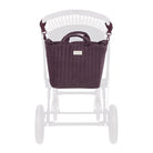 Babakocsira egyszerűen rögzíhető pelenkázó táska kezelt bársony pamutból, vízálló