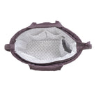 Pamut bársony pelenkázó táska jól átlátható zsebekkel, hozzá illő pelenkázó lappal