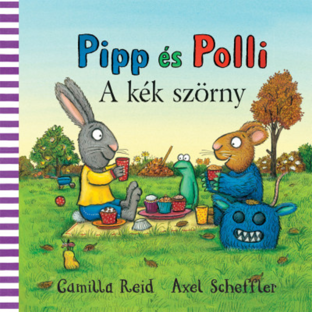 Pipp és Polli - A kék szörny lapozó gyerekeknek 0-4 éves korig