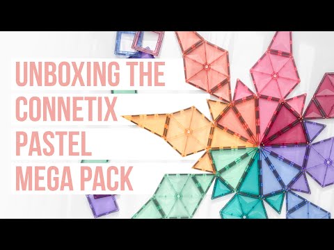 Unboxing: CONNETIX mágneses építőjáték (pasztell) - Mega Pack (202 db)