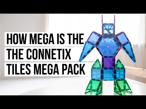 CONNETIX mágneses építőjáték (szivárvány) - Mega Pack (212 db)