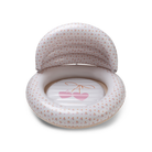 100 cm-es szívecske mintás baba medence stabil napvédő tetővel.