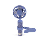 Walking Mum bandana mintás kék ventilátor rögzítőcsipesszel