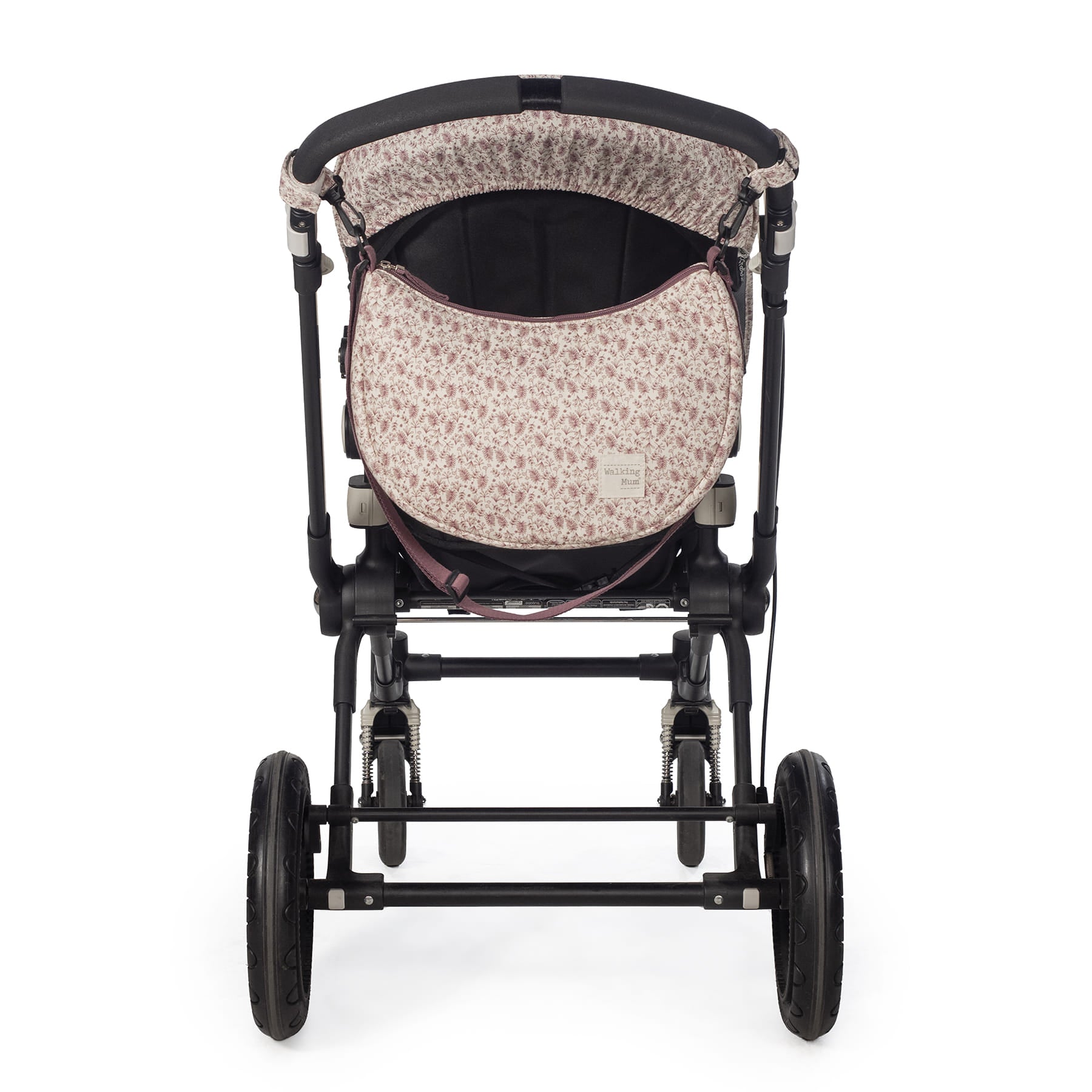 Gondola fazonú rózsaszín pelenkázó táska babakocsin – Walking Mum