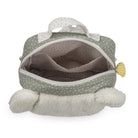 Gyerek hátizsák kisegeres pöttyös mintával oliva színben