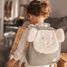 Walking Mum gyerek hátizsák egeres pöttyös mintával kislányon