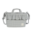 Walking Mum Matcha zöld kockás pelenkázó táska elölnézetből