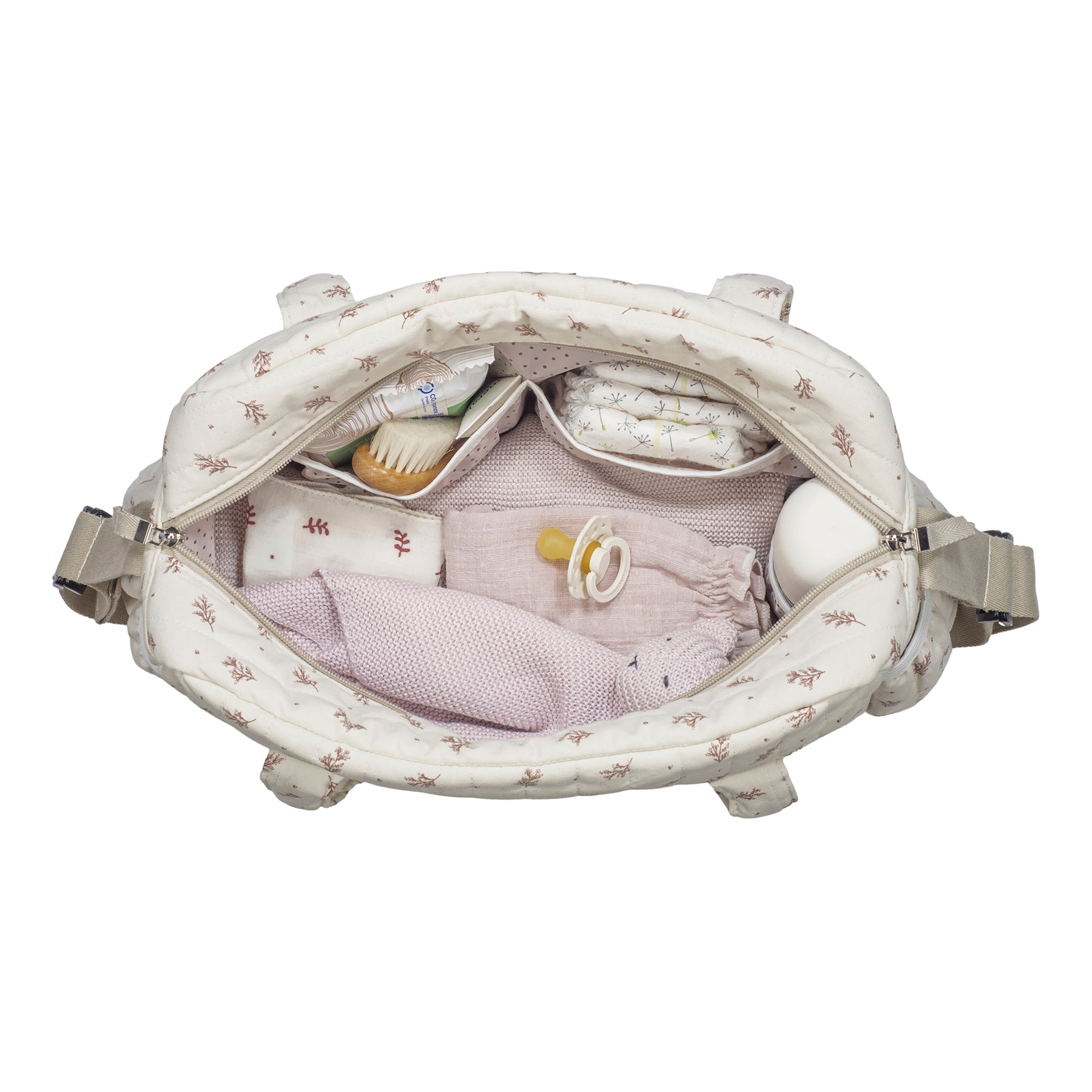 Pelenkázó táska - Mimóza M (Rózsaszín)