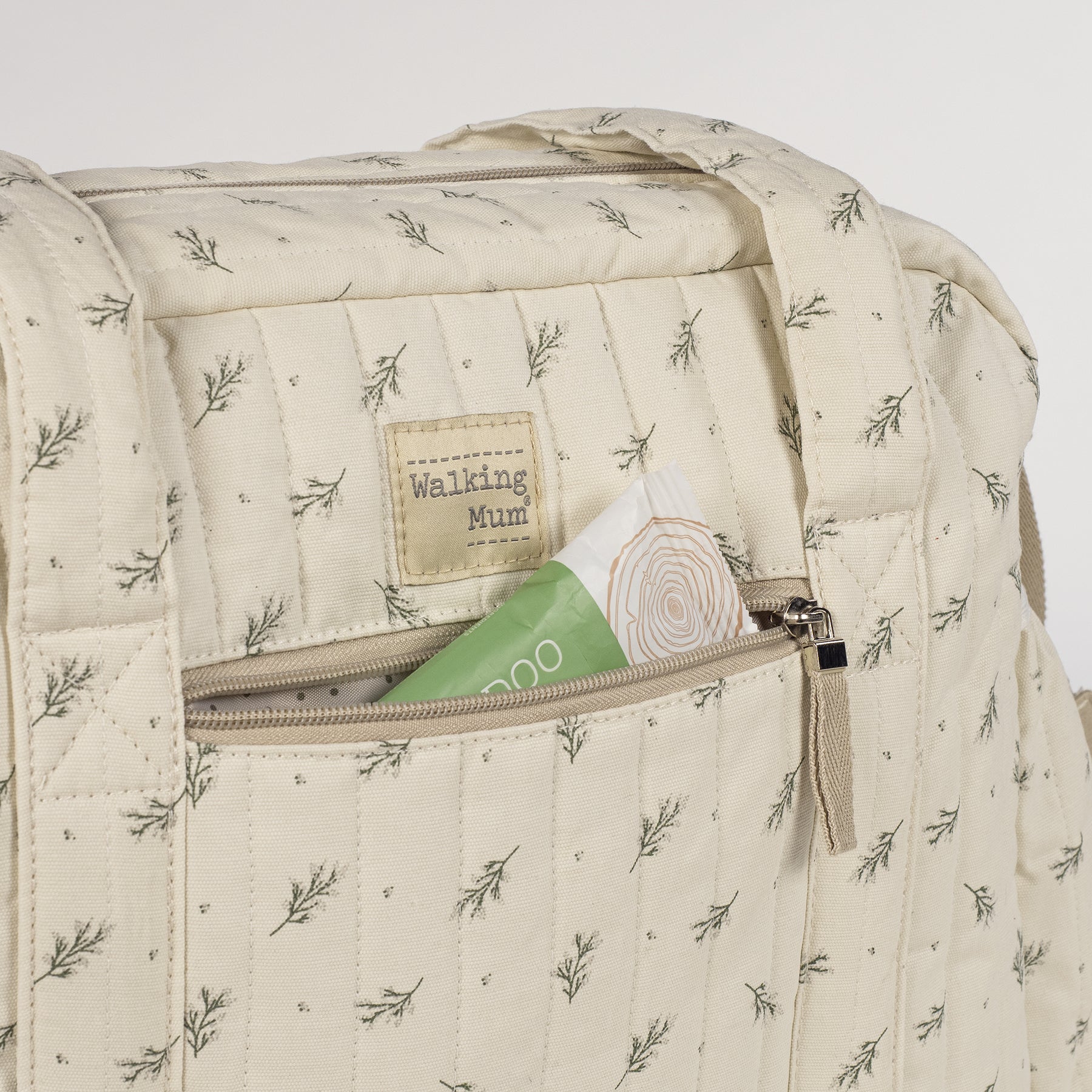 Pelenkázó táska - Mimóza M (Zöld)