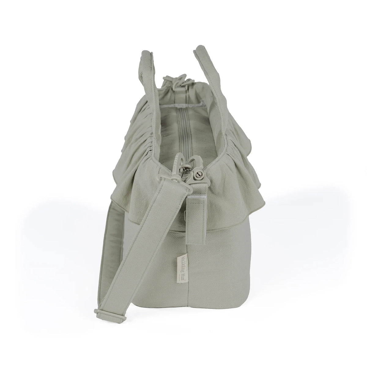 Walking Mum Pelenkázó táska - Besties (Moha fodorral) – oldalnézet