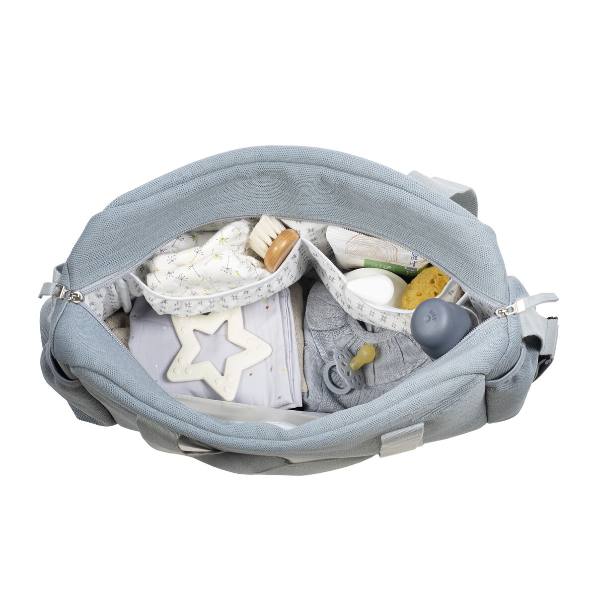 Jól rendszerezhető nagy Walking Mum Eco Mum felhő pelenkázó táska