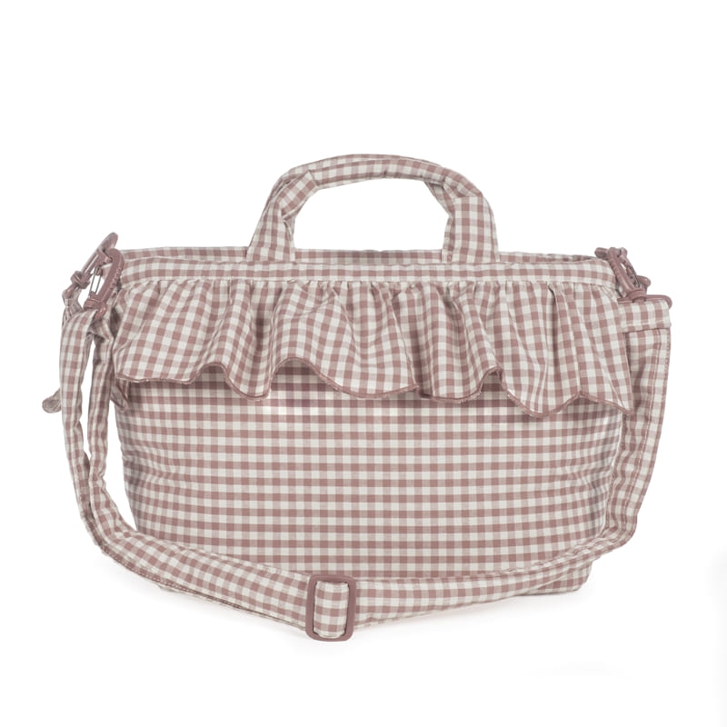 Walking Mum Praliné fodros pelenkázó táska hosszú vállpánttal