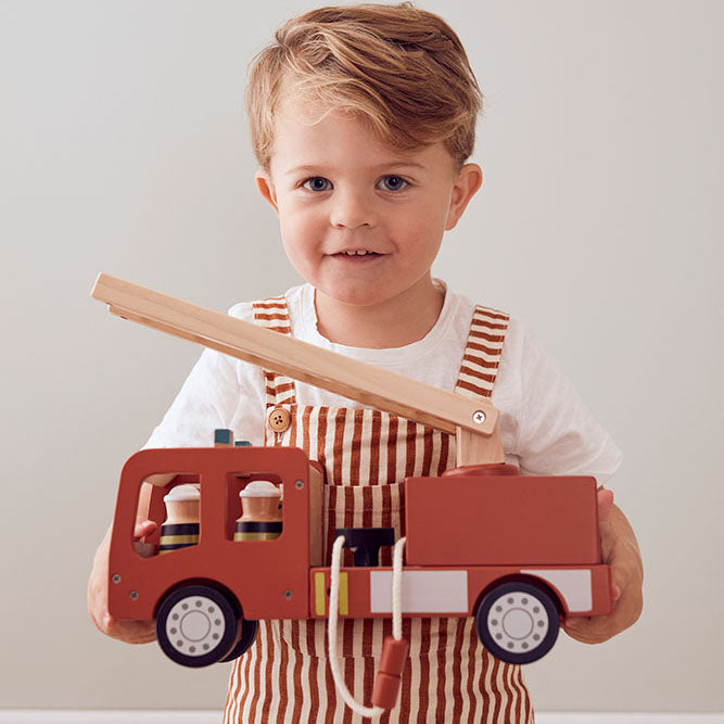 Kid's Concept - Aiden - Tűzoltó autó fából - pippadu
