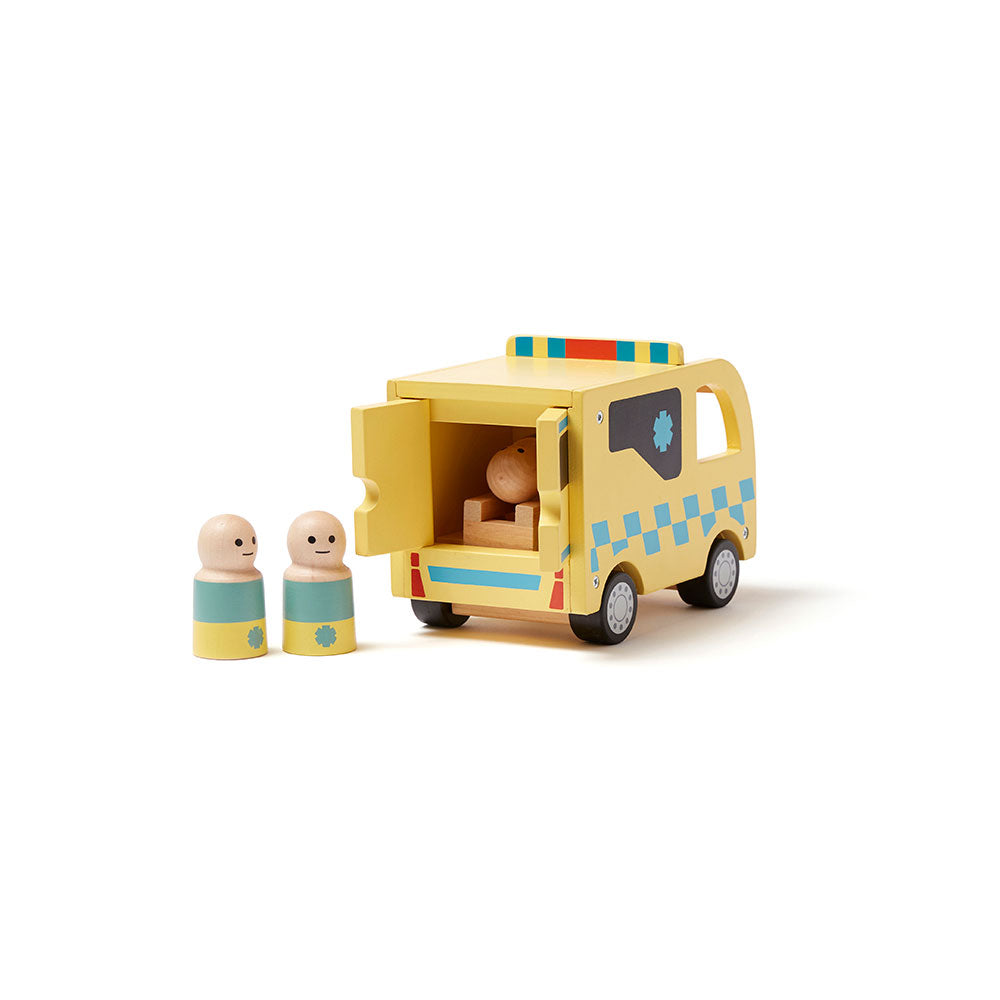 Fa játék gyerekeknek mentő autó pippadu - Kid's Concept