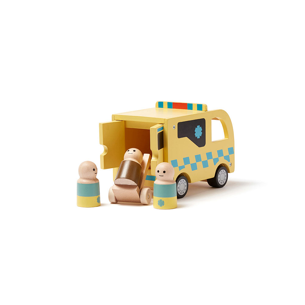 Kid's Concept fa játék gyerekeknek mentő autó - pippadu