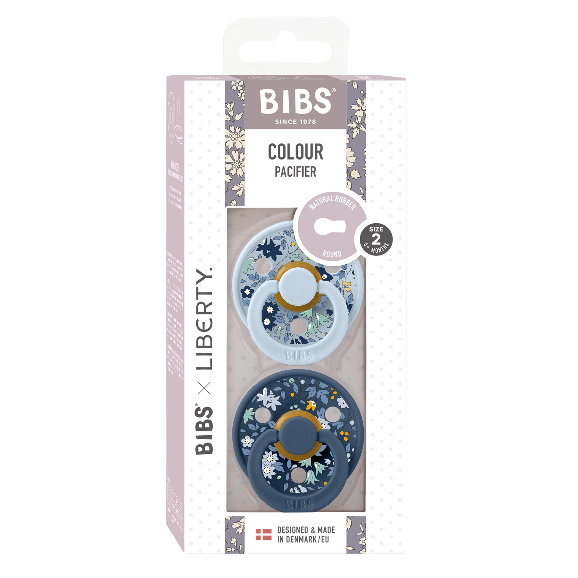 BIBS × LIBERTY Colour cumik Kamilla - pasztellkék mix csomagolás - pippadu