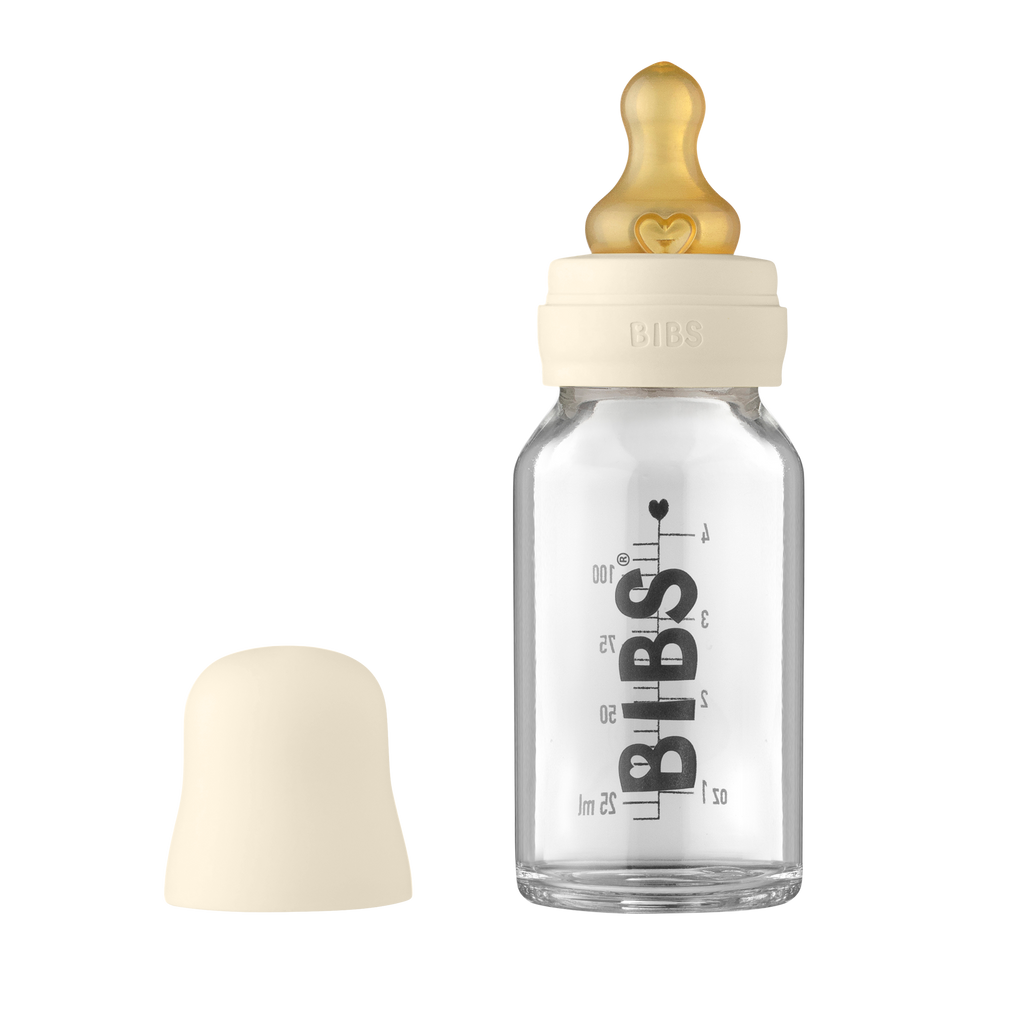 BIBS cumisüveg szett krémfehér színben - 110 ml - pippadu