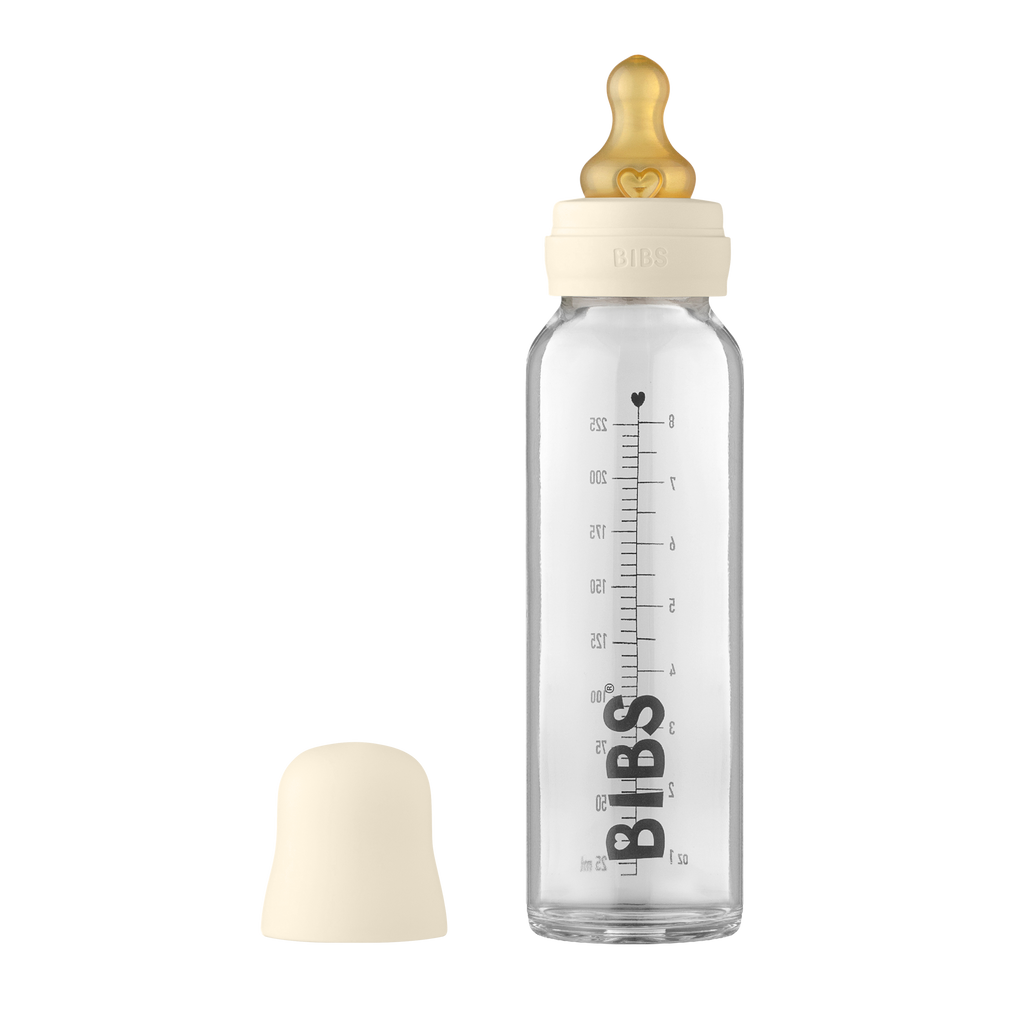 BIBS cumisüveg szett krémfehér színben - 225 ml - pippadu