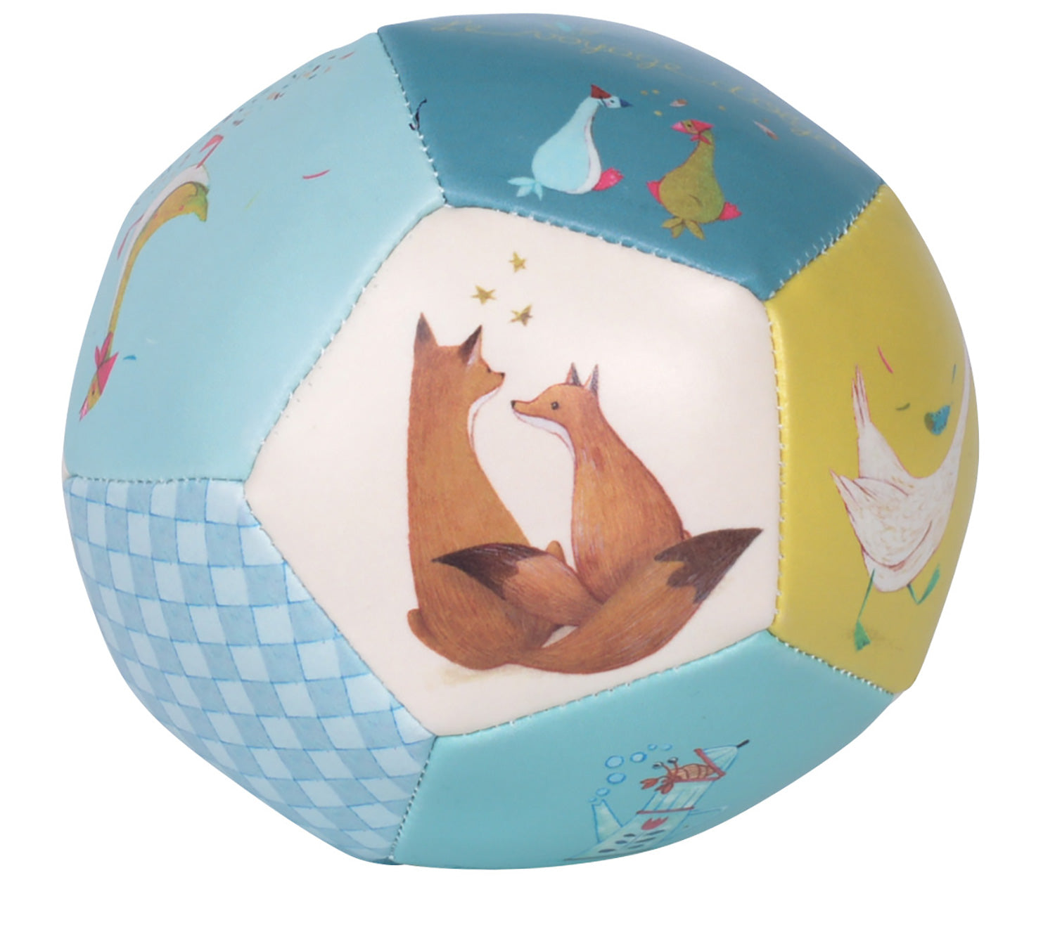 Moulin Roty - Rugalmas labda gyerekenek a pippadunál  - Olga és barátai