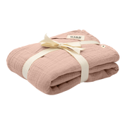 BIBS muszlin pólya - púderrózsaszín - pippadu