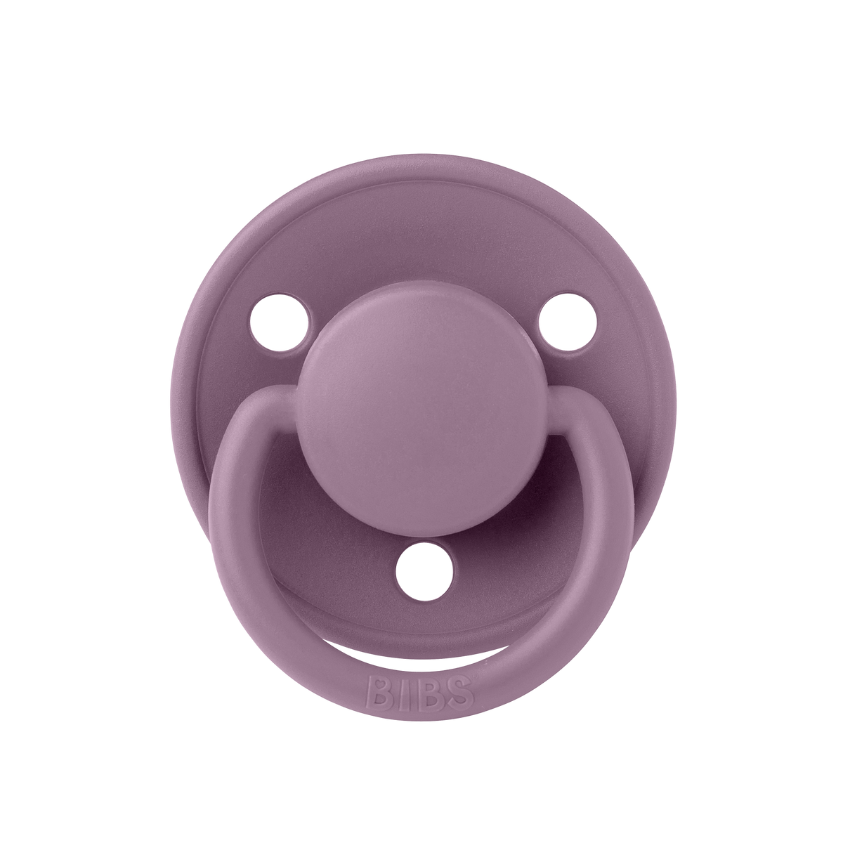 BIBS De Lux cumi mályva színben - www.pippadu.hu - szilikon cumifej