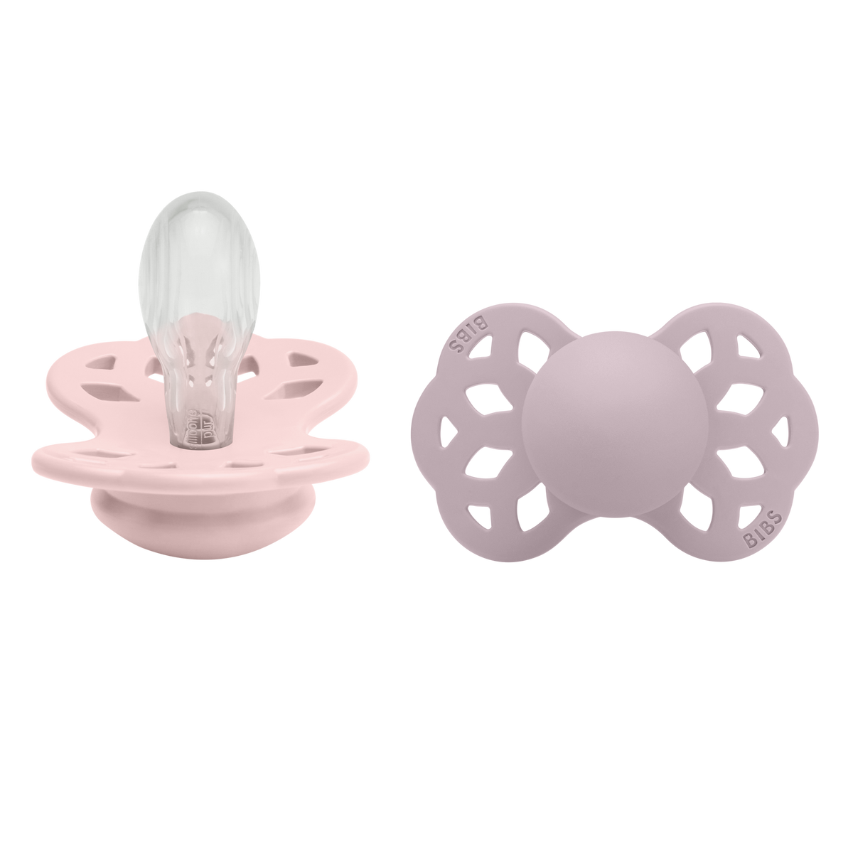 BIBS Infinity cumi - cseresznyevirág/hamvas lila színben - 2. méret - pippadu