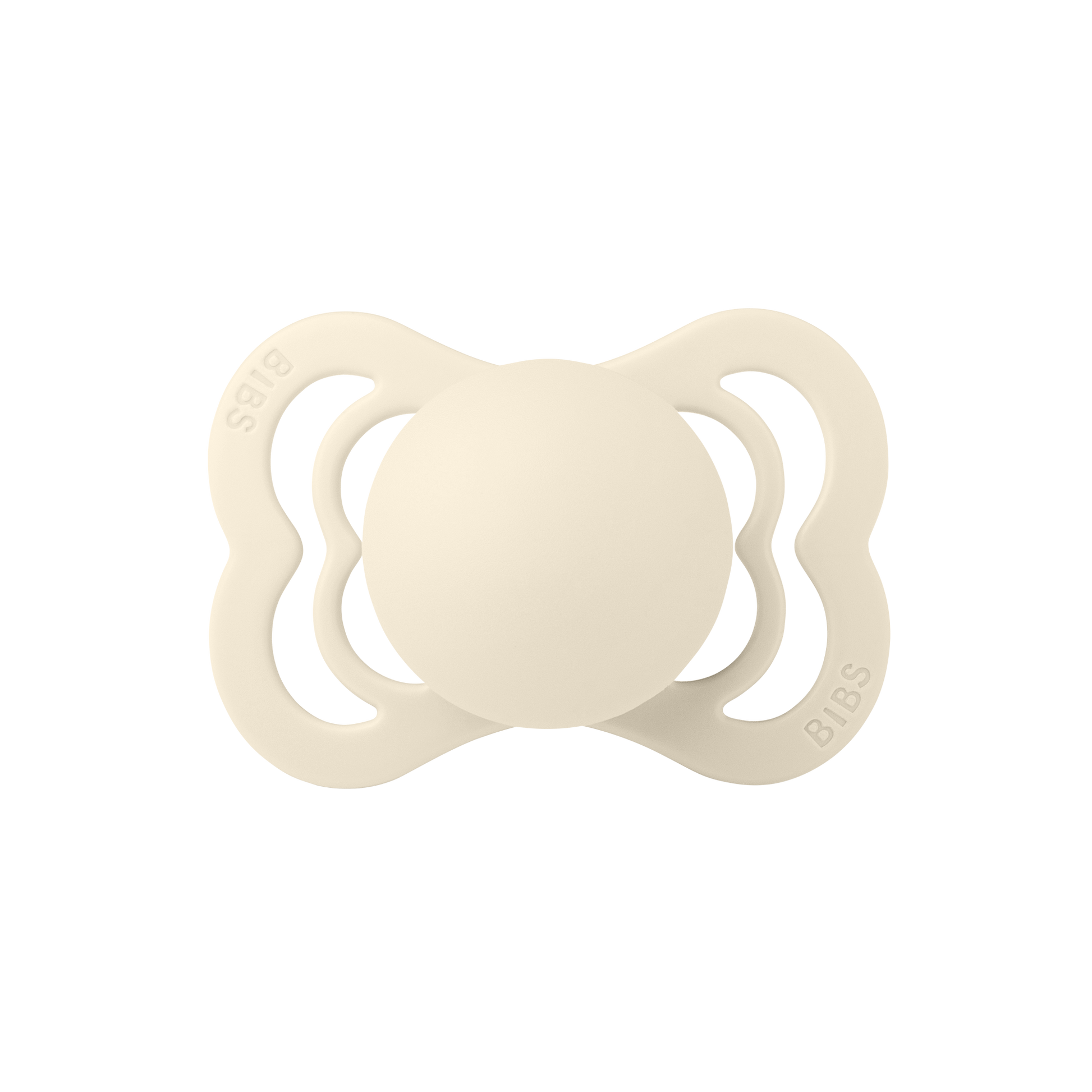 BIBS Supreme cumi - krémfehér színben - 1. méret - cumipalást - pippadu