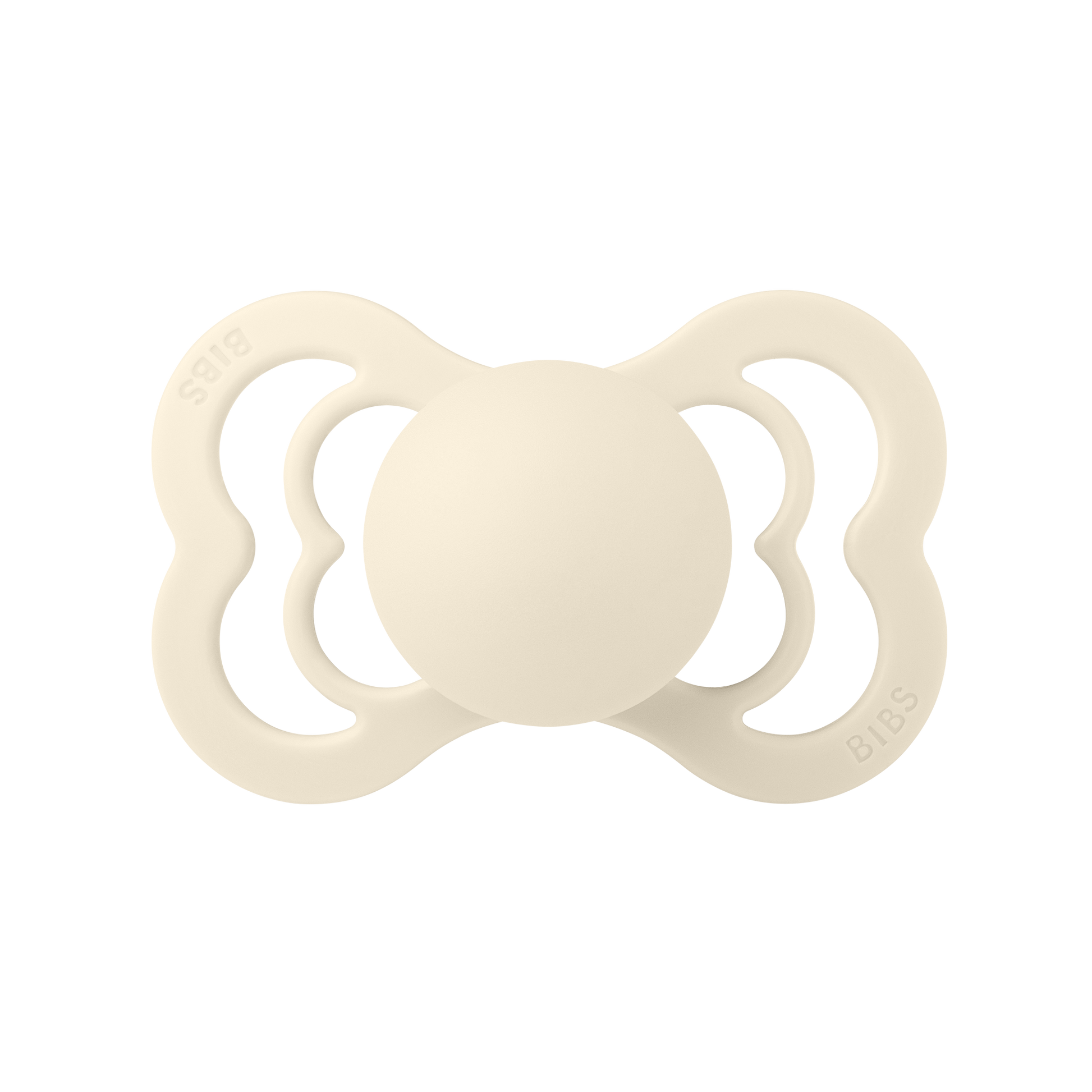 BIBS Supreme cumi - krémfehér színben - 2. méret - cumipalást - pippadu