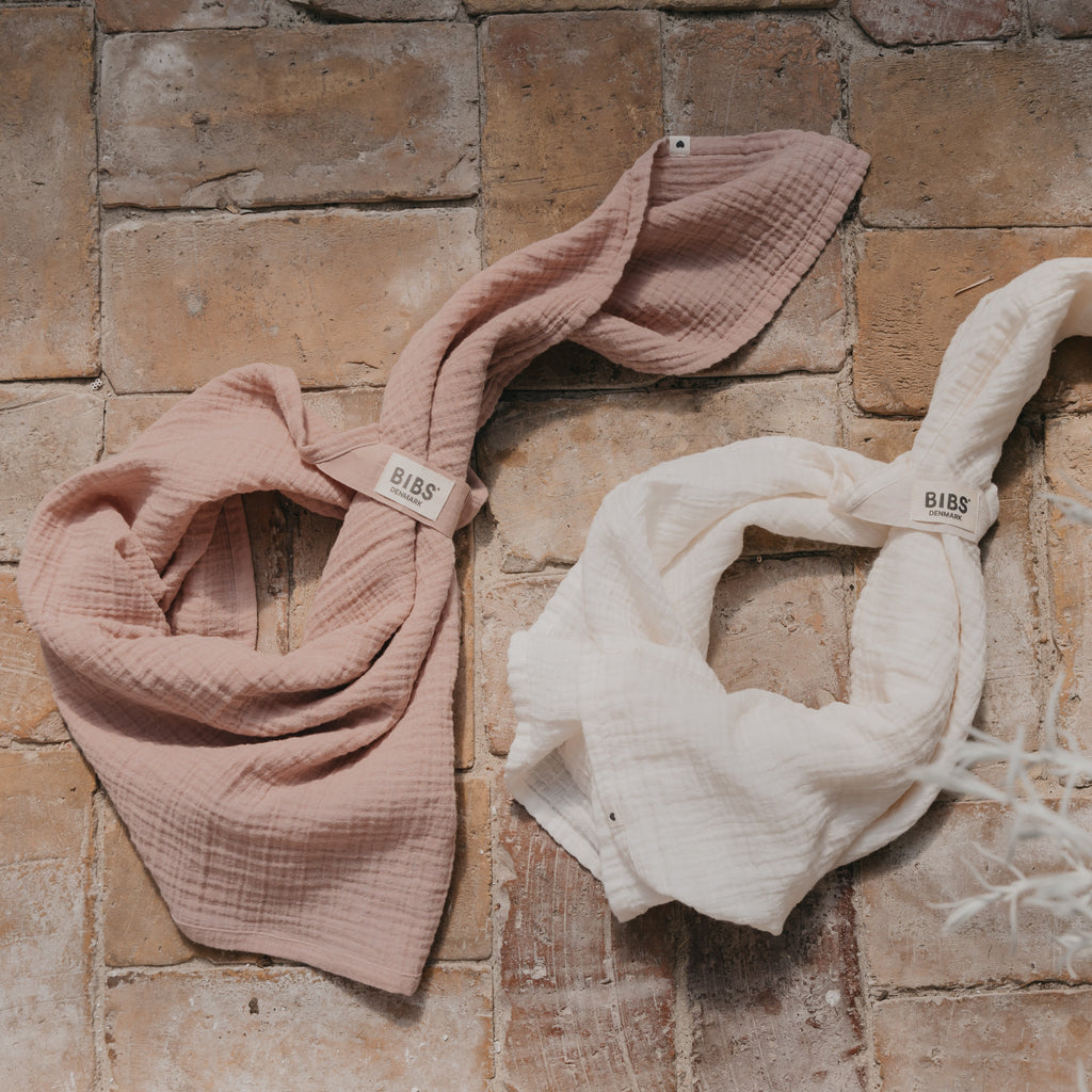 Pamut babatakaró, muszlin takaró a pippadunál a dán BIBS márkától - prémium minőség - krémfehér szín