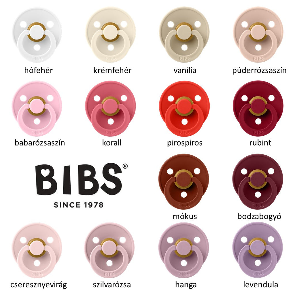 BIBS Colour és BIBS Supreme cumiszett - 2 cumi, választható színben - Pippadu - Colour cumiválasztó - 1. oldal
