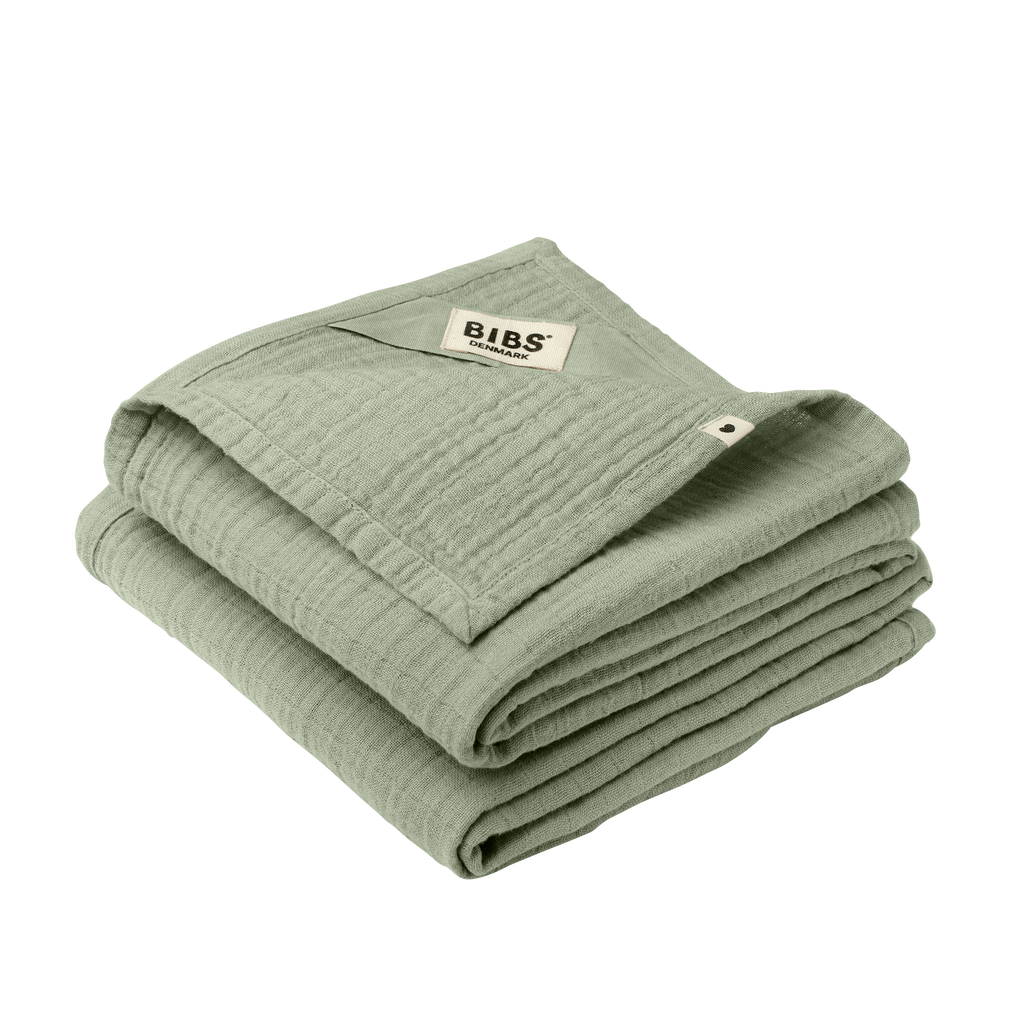 BIBS textilpelenkák - zsálya színben - pippadu