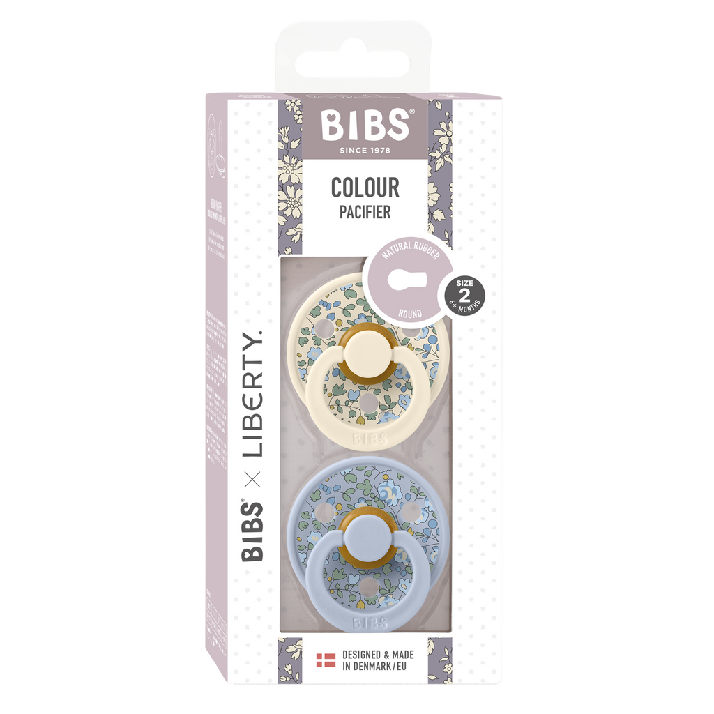 BIBS×LIBERTY Colour Eloise - hamvaskék mix különleges csomagolásban - pippadu