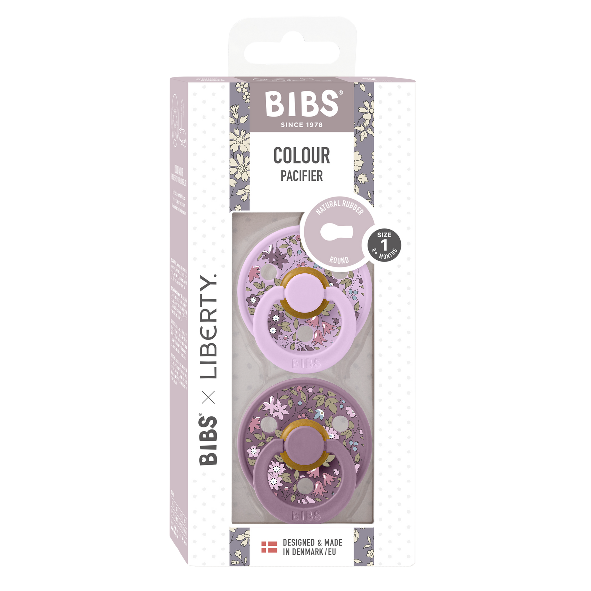 BIBS×LIBERTY Colour Kamilla - viola mix különleges csomagolásban pippadu
