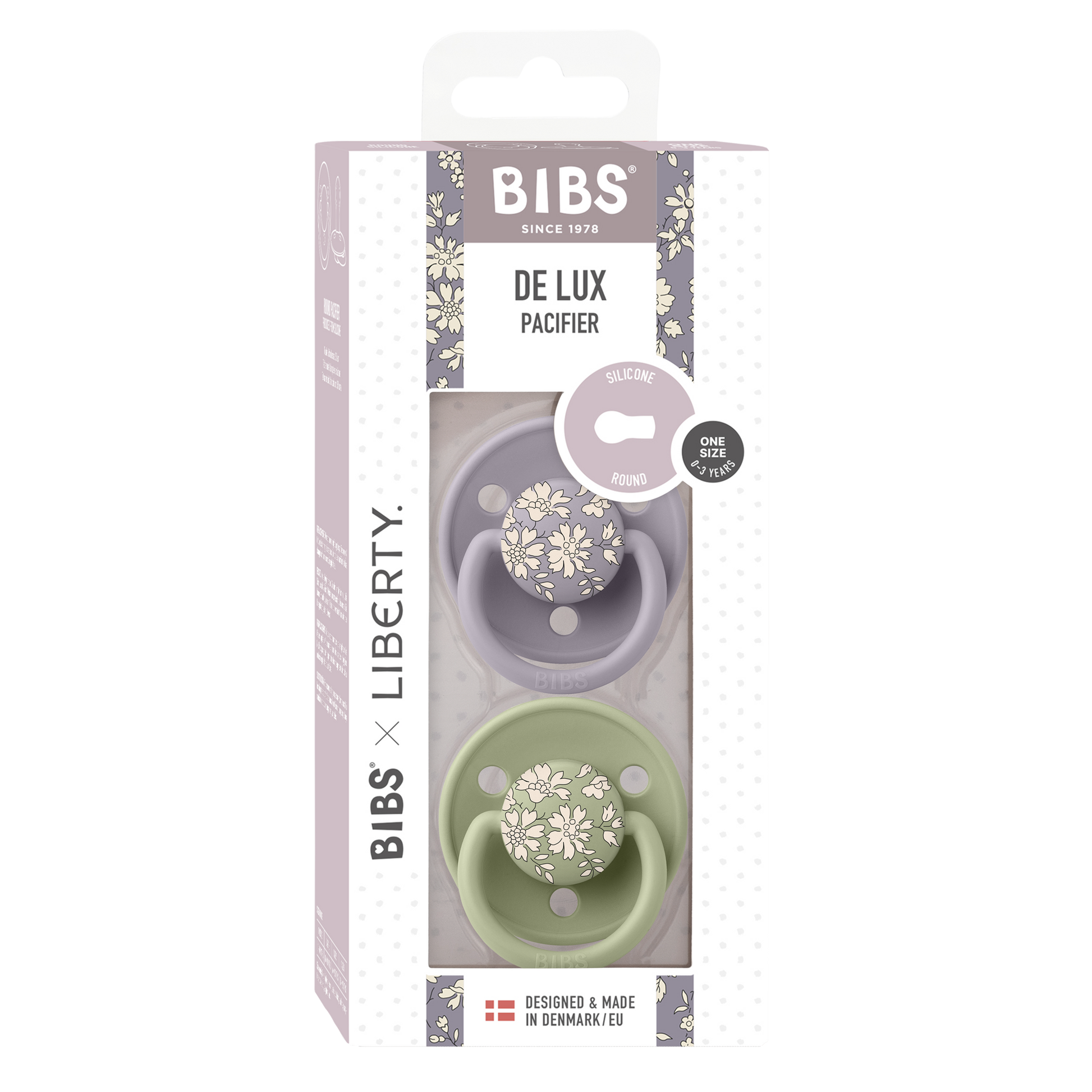 BIBS×LIBERTY De Lux Capel - zsálya mix különleges csomagolásban - pippadu