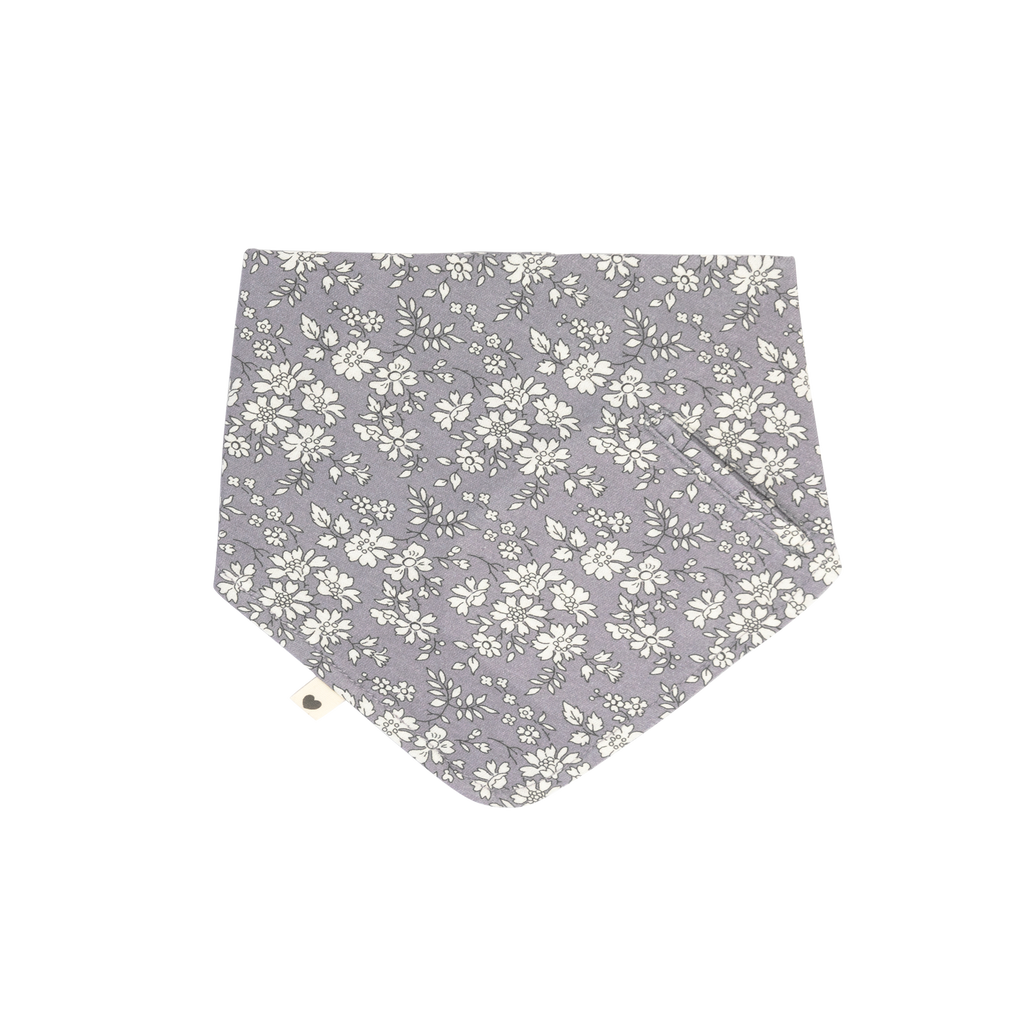 BIBS×LIBERTY muszlin nyálkendő Capel - pasztellszürke szín - pippadu