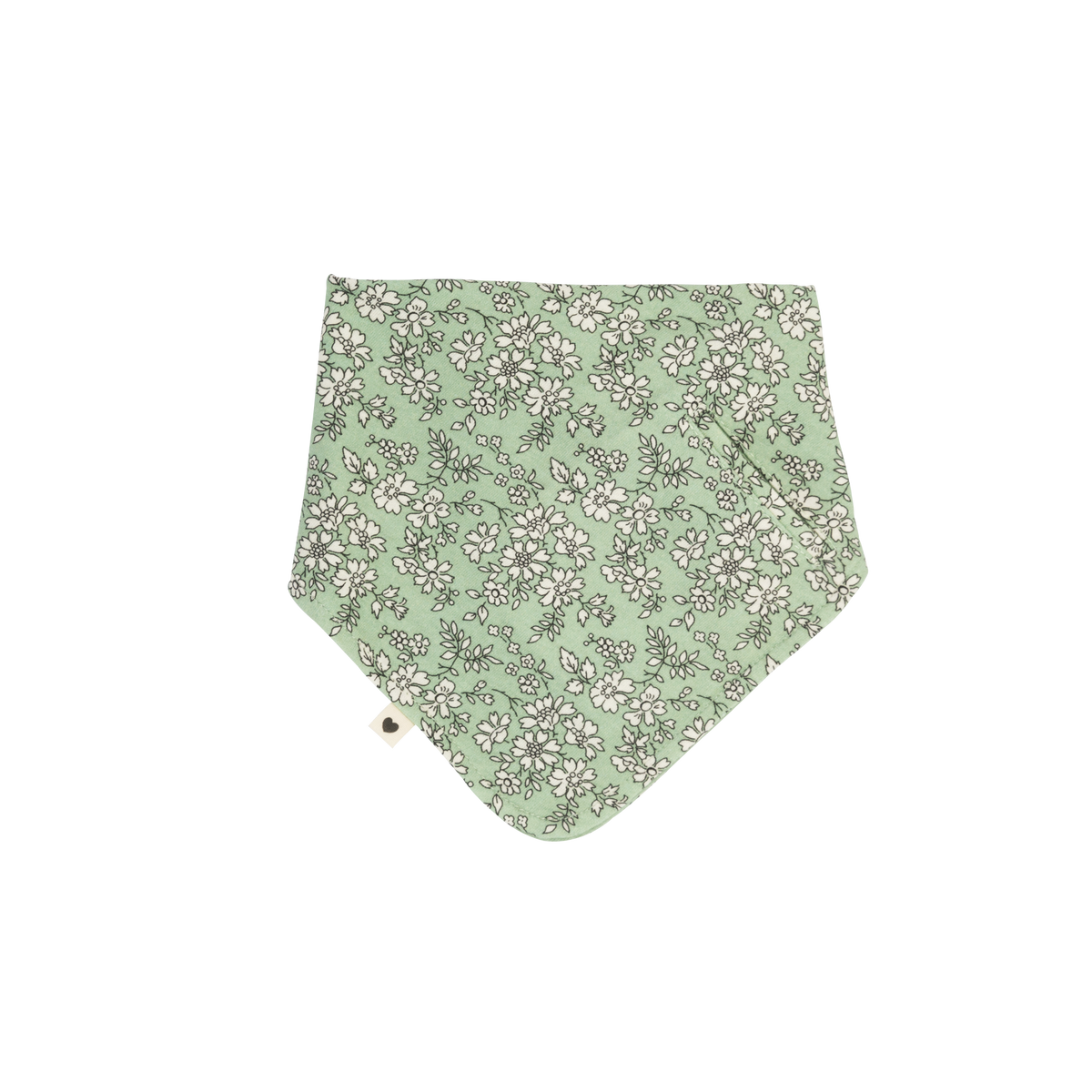 BIBS×LIBERTY muszlin nyálkendő Capel - zsálya színben - pippadu