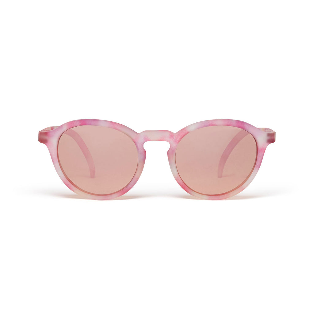 Leosun gyerek napszemüveg tükrös réteggel fedett lencsével - rózsaszín szivárvány színben - pippadu