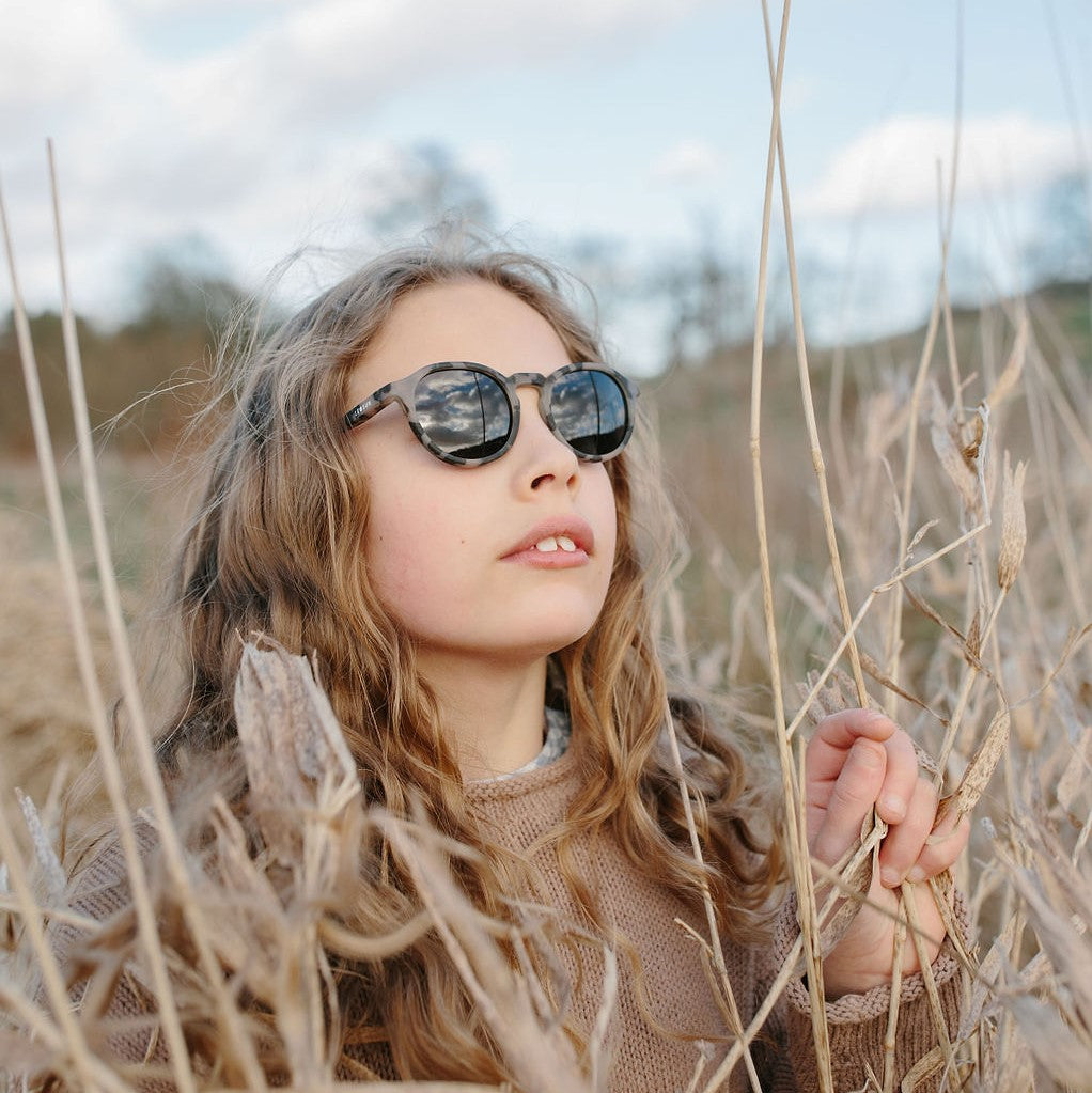 Leosun gyerek napszemüveg 5 éves kortól környezetbarát anyagból - teknőctarka mintával - pippadu 