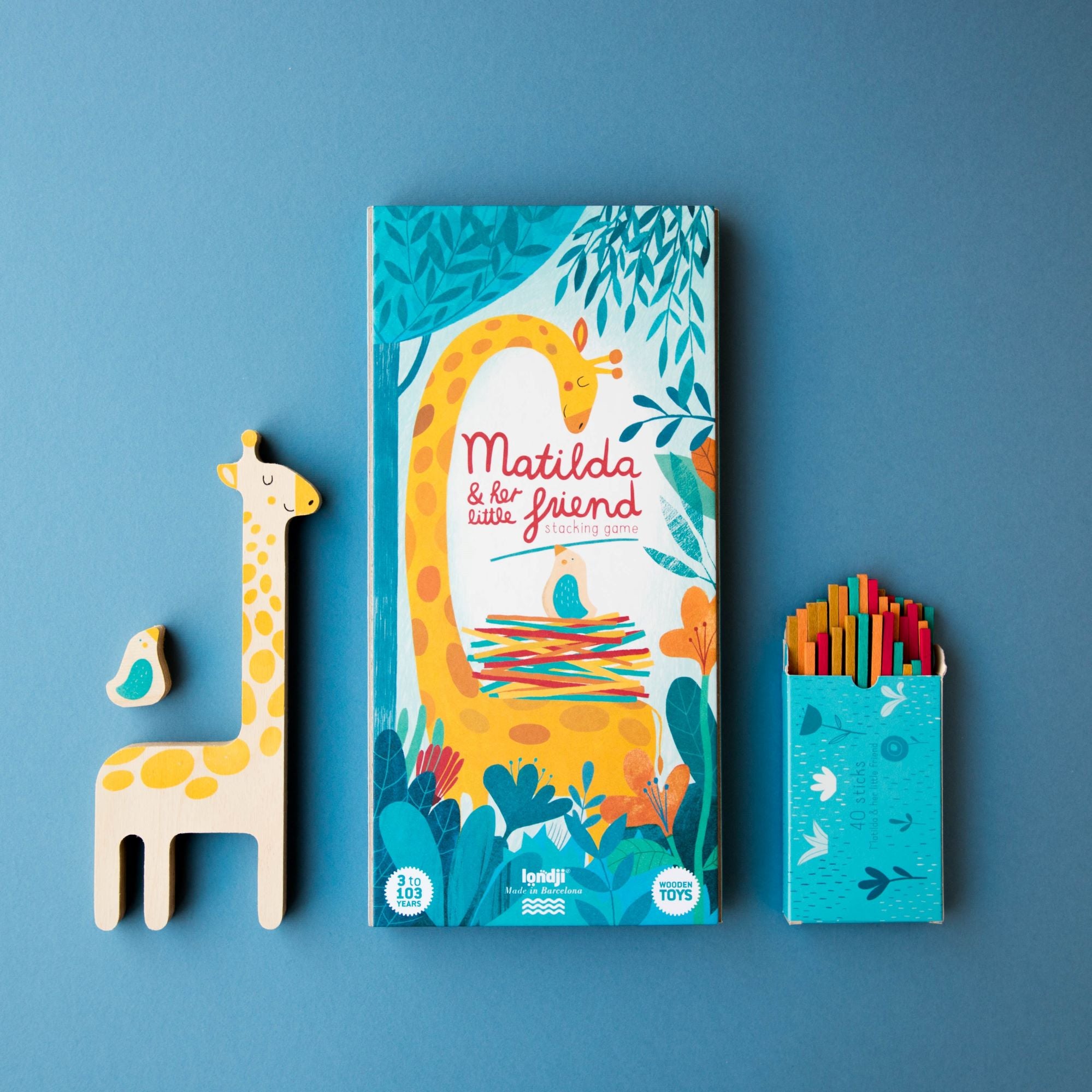 Matilda építő fajáték - ügyességi játék - fejlesztő játék - pippadu - Londji