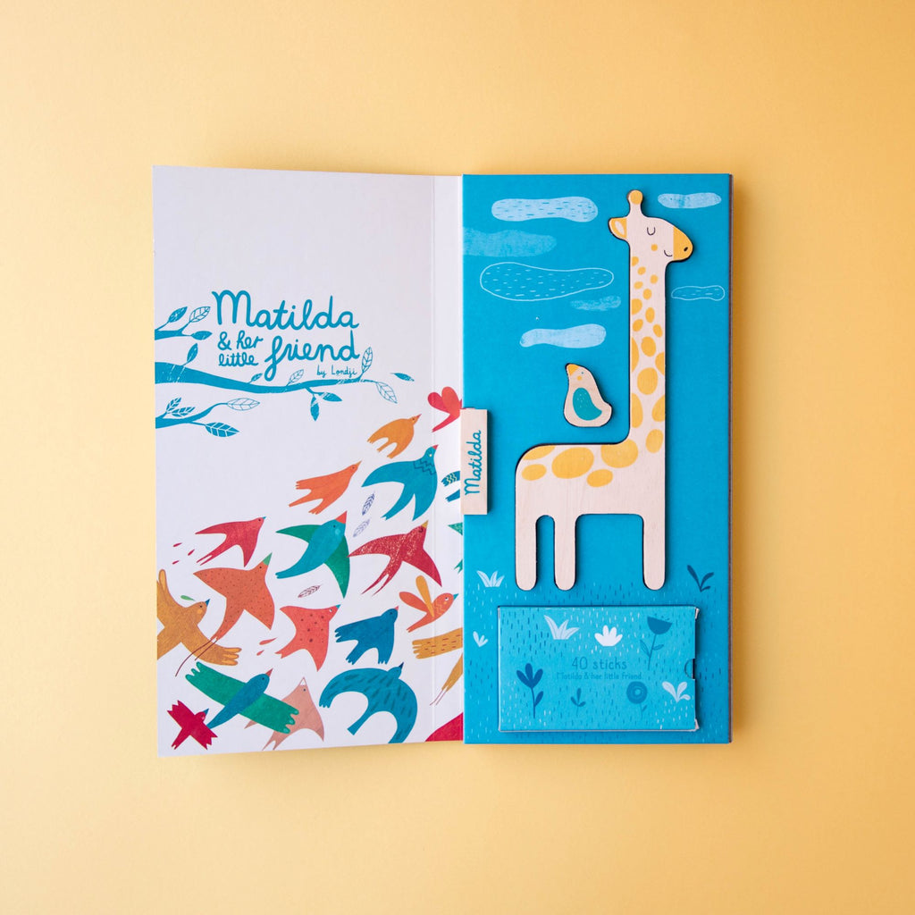 Matilda zsiráfos építő játék - fajáték - pippadu - Londji márka