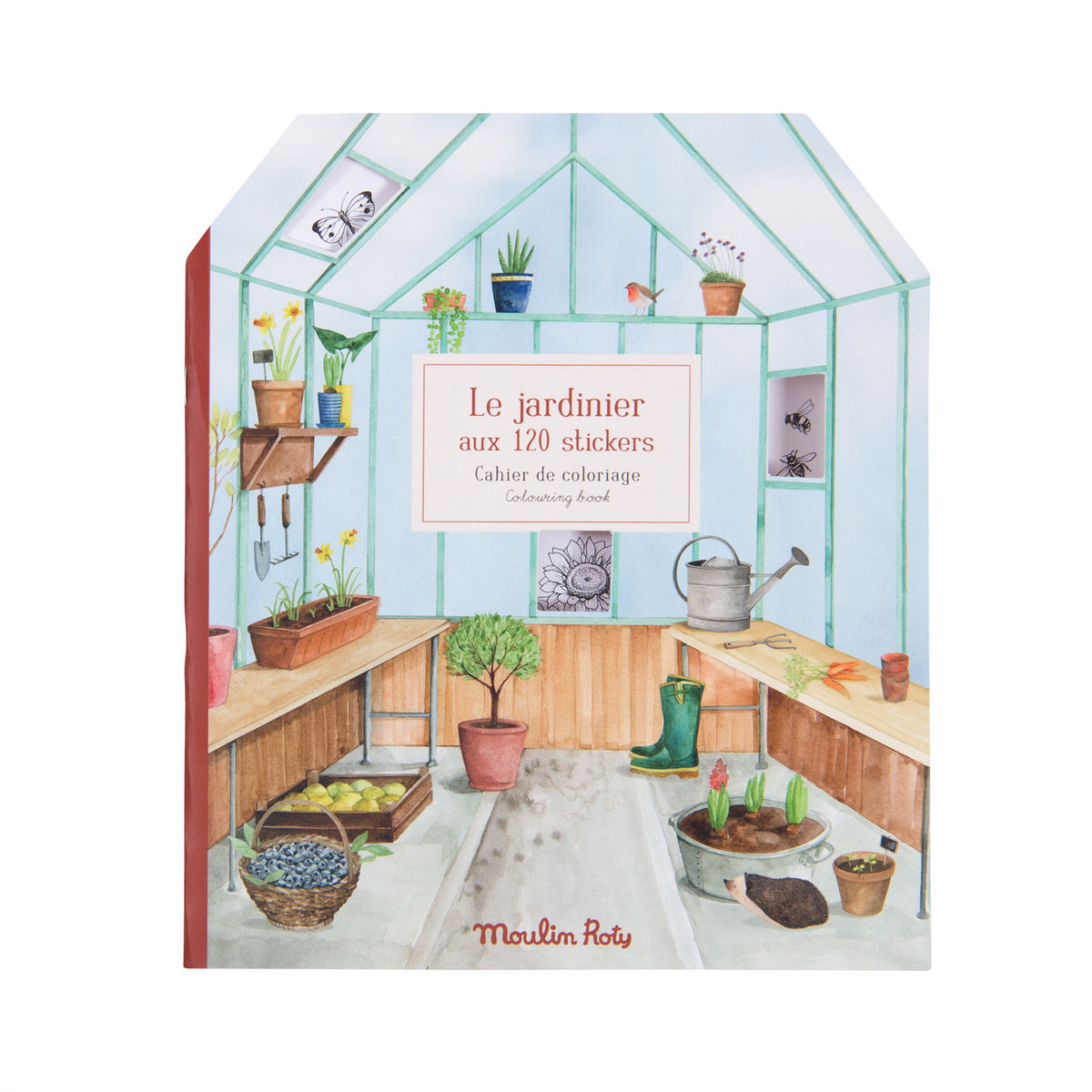 Moulin Roty matricázó és színező album Kiskertem - pippadu - gyerekjáték