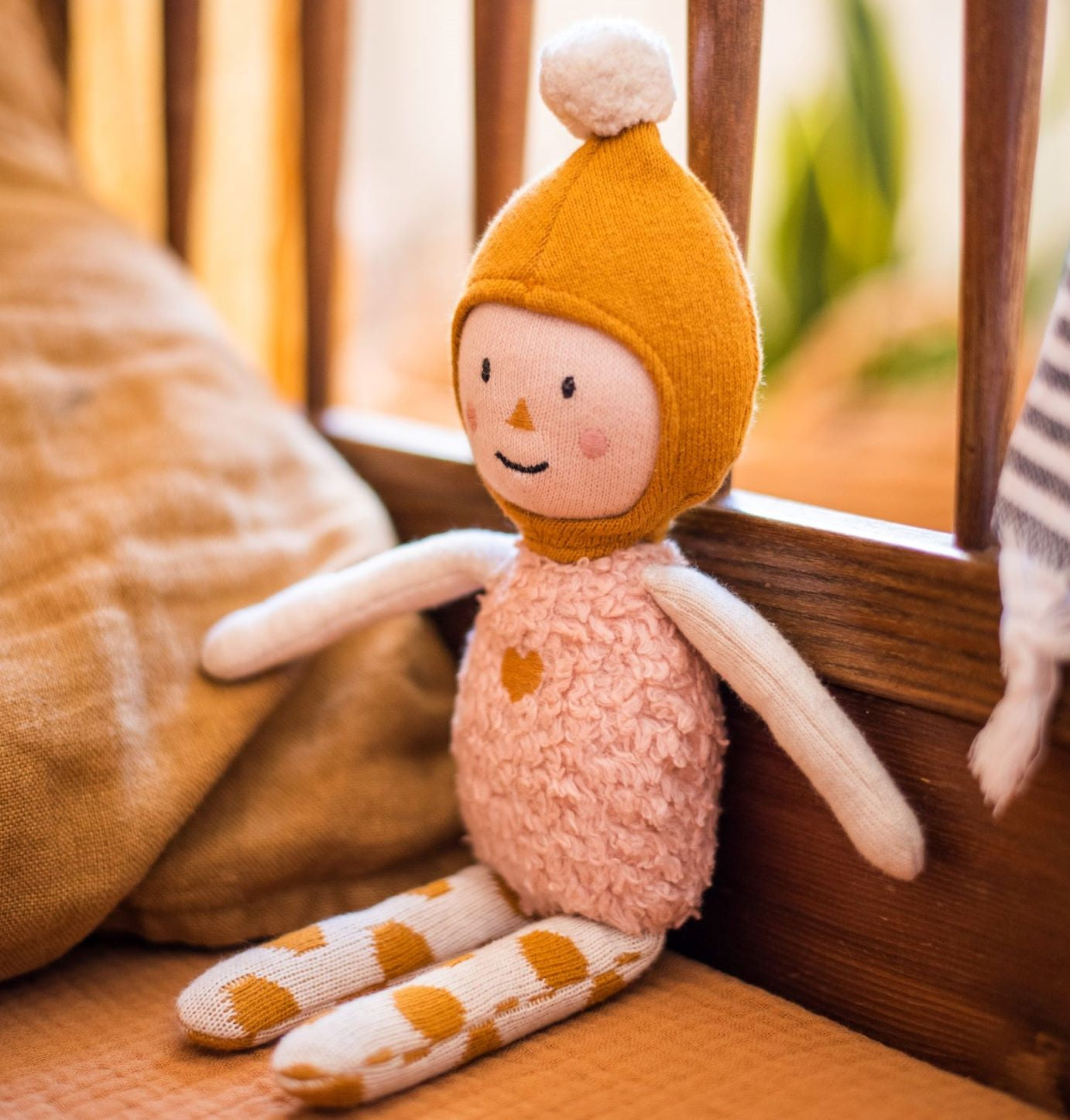 Elly, a jóbarát - plüss játék a pippadutól - német márka, minőségi organikus pamut kötött anyagból