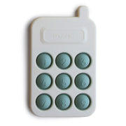 Pukkasztós játék - telefon - pop játék - pippadu - halvány türkiz
